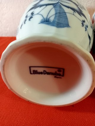 Coppia vasi porcellana Danubio Blue Giappone