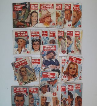 LOTE 55 Novelas Antiguas Colección VIOLETA años 40