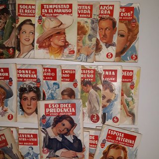 LOTE 55 Novelas Antiguas Colección VIOLETA años 40
