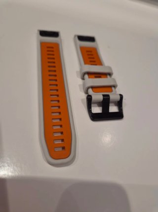 Correa Garmin 22mm Gris Naranja