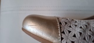 Zapatos Pitillos Mujer Dorados