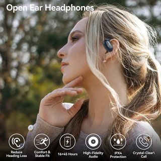Auriculares Bluetooth ANKBIT E35 Azul Marino