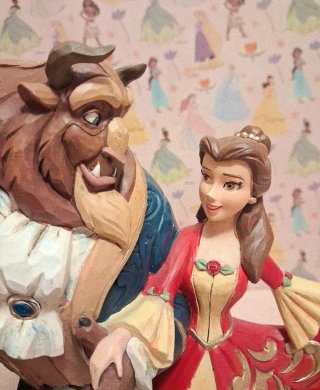 Bella y Bestia Jim Shore Enesco Figura