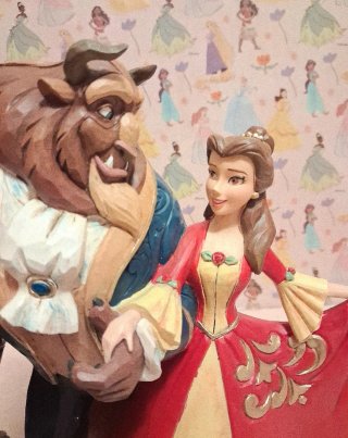Bella y Bestia Jim Shore Enesco Figura