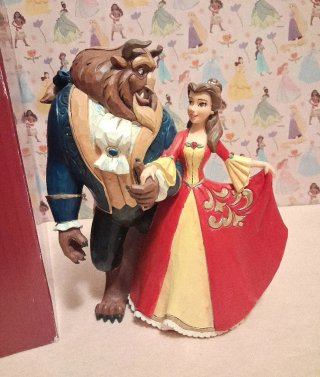 Bella y Bestia Jim Shore Enesco Figura