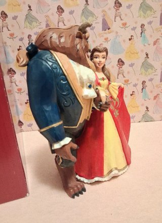 Bella y Bestia Jim Shore Enesco Figura