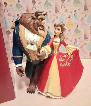 Bella y Bestia Jim Shore Enesco Figura