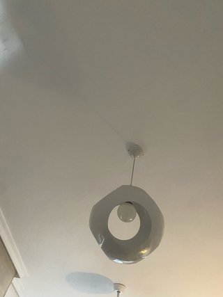 Lámpara moderna colgante blanca