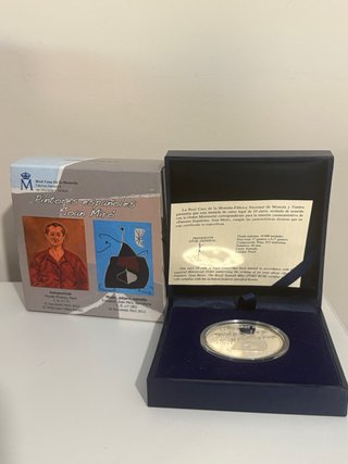 Moneda 10 Euros 2012 Joan Miró Pintores Españoles