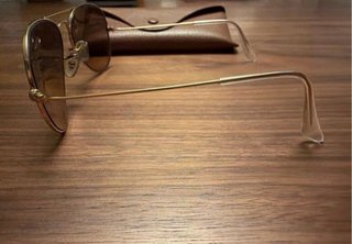 Gafas de Sol Ray-Ban Aviator Marrones y Doradas