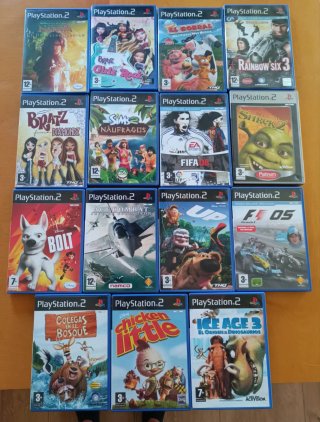 Lote de 15 Videojuegos PS2 (PlayStation 2)