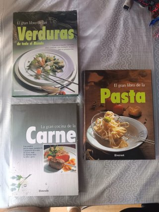 3 LIBROS DE COCINA