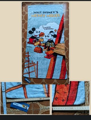 Telo Mare spugna Disney Topolino nuovo