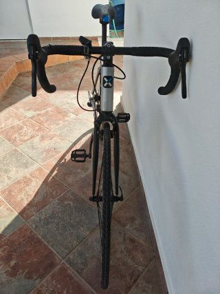 Bicicleta Carretera TRIBAN Plata.