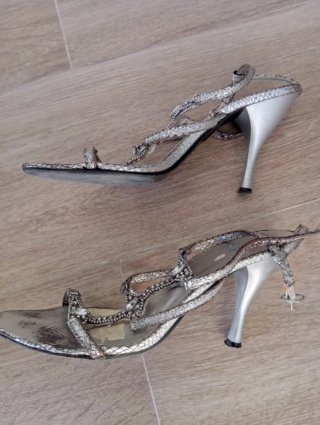 Sandalias de fiesta tacón 10 cm