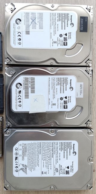 8x Discos Duros SATA 2.5 y 3.5 DEFECTUOSOS