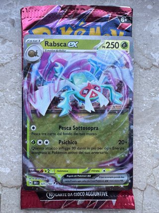 Rabsca EX Carta Pokémon 025/182