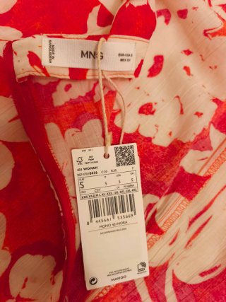 Mono floral Mango Talla S sin estrenar