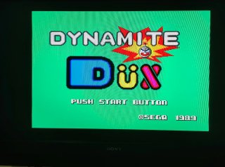 Dynamite Dux Sega Master System