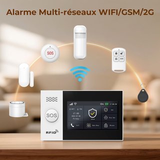 Sistema Alarma Inalámbrico Pantalla Táctil