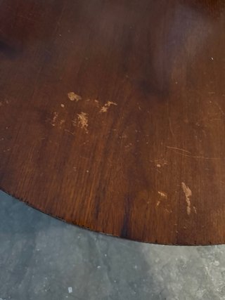 Mesa redonda madera