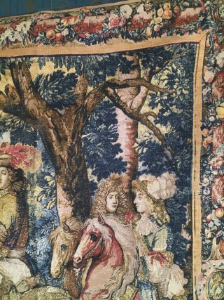 Arazzo Storico Battaglia Tessuto