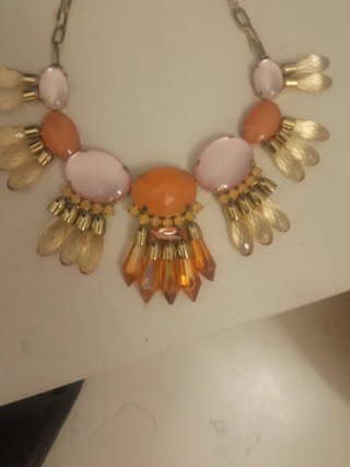 Collana BYBA alta bigiotteria oro arancio