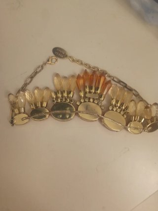 Collana BYBA alta bigiotteria oro arancio