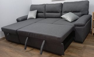 Sofá Cama· EMMA·, Chaiselong, ·Arcón. ¡OFERTA!