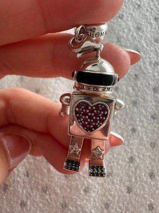 Thomas Sabo Robot Plata 925 Vintage