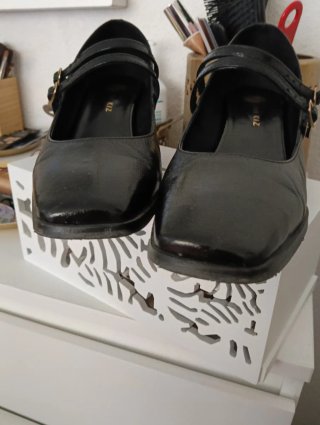 Zapatos Tina Kiz Mary Jane Talla 40 Negros