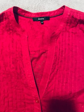 Blusa Bonita Algodón fucsia