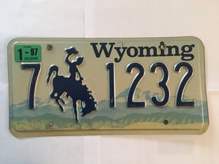 Targa USA Wyoming Originale