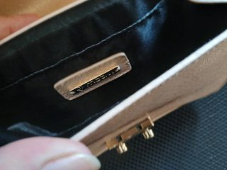 Borsa tracolla elegante beige oro
