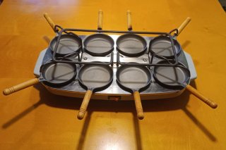 Raclette Grill Crepiere 8 personas