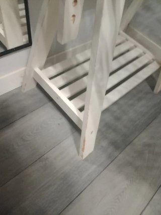 Mesa escritorio cristal Ikea diseño huella