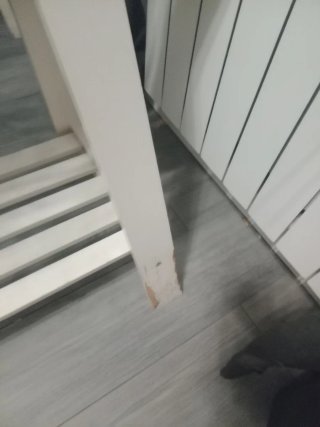 Mesa escritorio cristal Ikea diseño huella