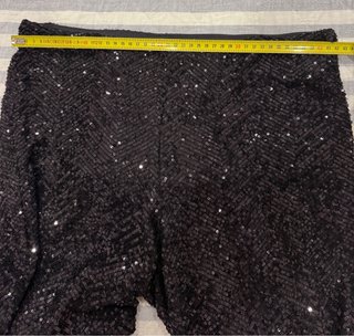 Pantalón de lentejuelas negro