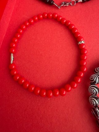7 Braccialetti Perline Elastici