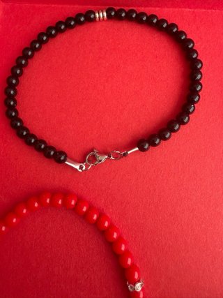 7 Braccialetti Perline Elastici