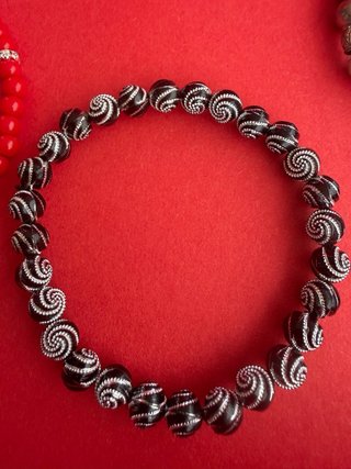 7 Braccialetti Perline Elastici