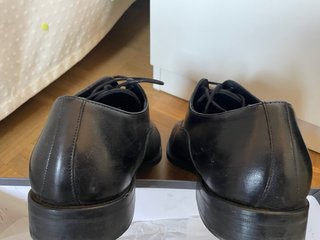 Zapatos de vestir negros para novio usados una vez