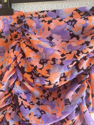 Falda mini estampada floral