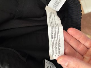Pantalón vestir negro Zara