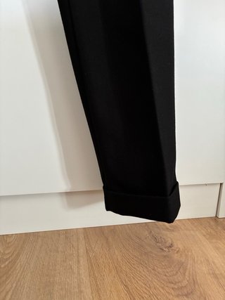 Pantalón vestir negro Zara