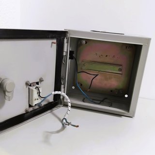 Caja distribución eléctrica superficie 25x25x14