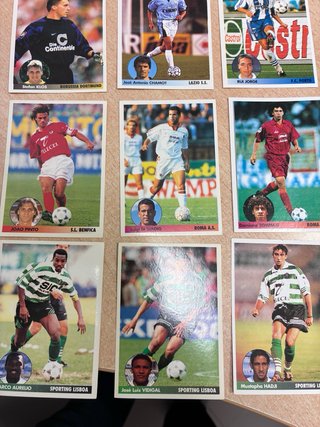 Lote antiguo. Cromos de fútbol - Colección variada