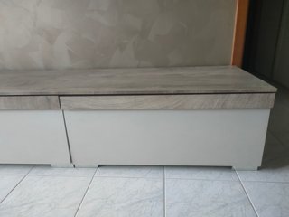 Mobile TV legno e bianco
