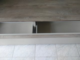 Mobile TV legno e bianco