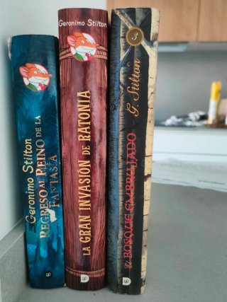 Lote libros Gerónimo Stilton